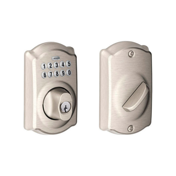 Schlage Sat Nick Keypad Deadbolt BE365VCAM619